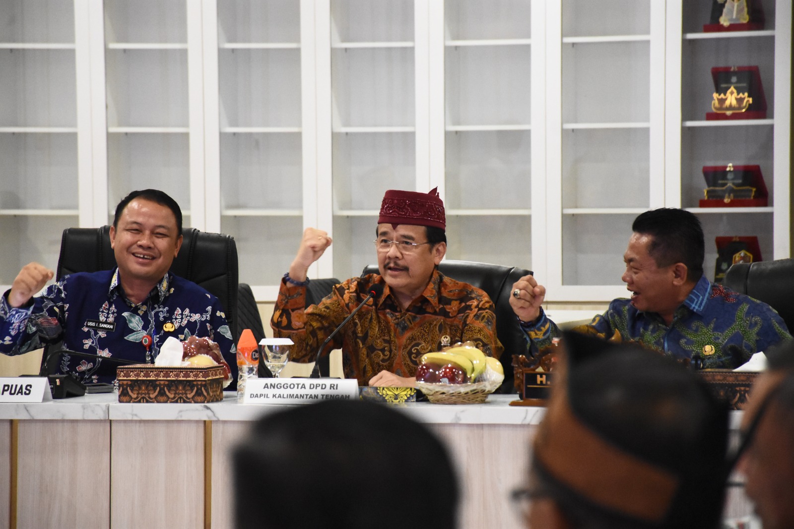 Teras Narang Serap Aspirasi di Kapuas, Bupati Wiyatno Paparkan Rencana Pembangunan dan Capaian WTP