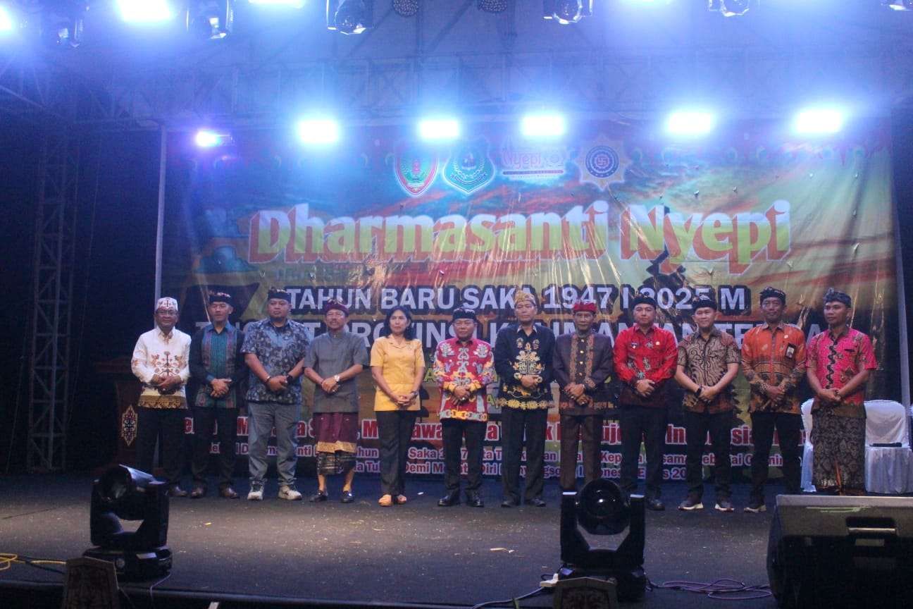 Perayaan Dharmasanti Nyepi di Basarang Jaya Berlangsung Meriah